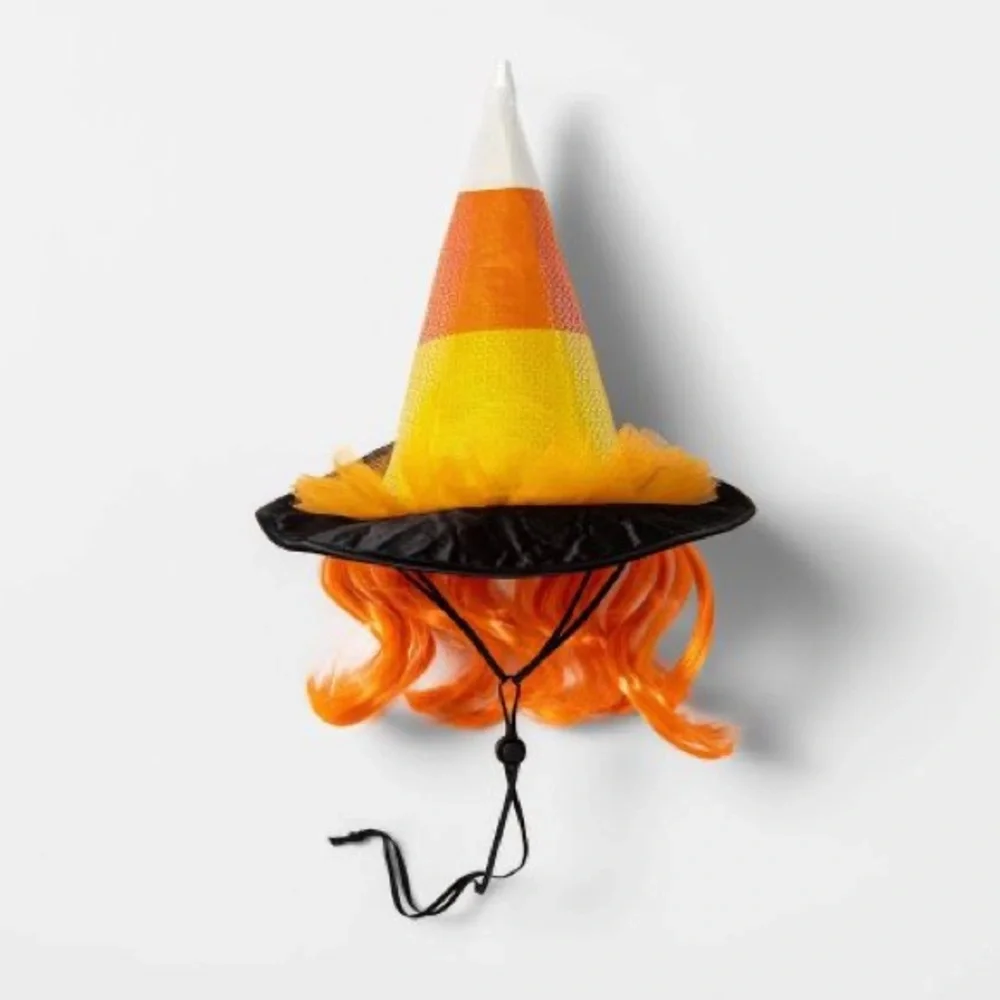 Hyde & EEK! Boutique Candy Corn Witch Hat Dog or Cat Halloween Costume